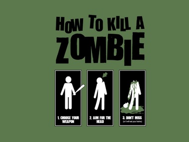 how to kill a zombie